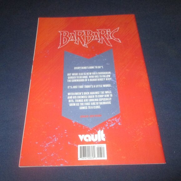 Barbaric #3 (Vault comics, 2022) Josh Hixson Cover B Variant - Picture 2 of 3